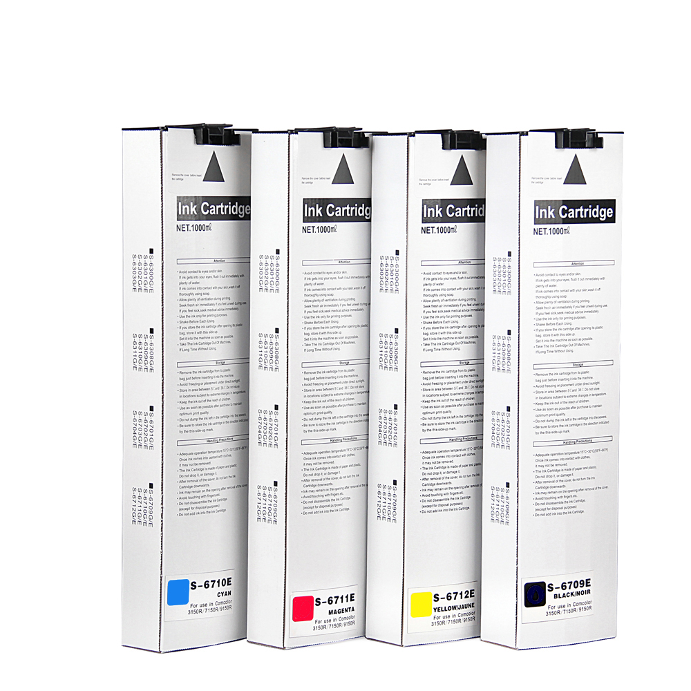 S-6709E S-6710E S-6711E S-6712E Refill Ink for ComColor 7150R 3150R 9150R Riso Ink Cartridge
