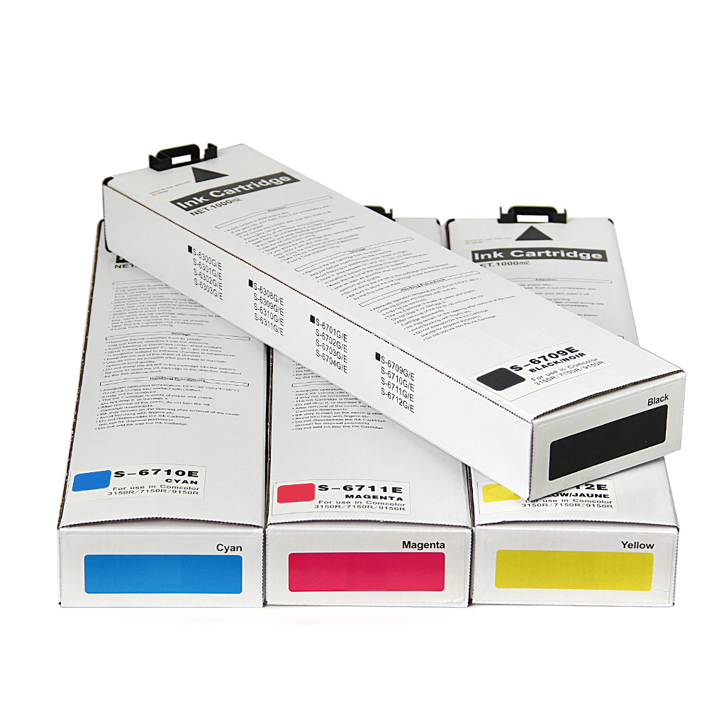 S-6709E S-6710E S-6711E S-6712E Refill Ink for ComColor 7150R 3150R 9150R Riso Ink Cartridge
