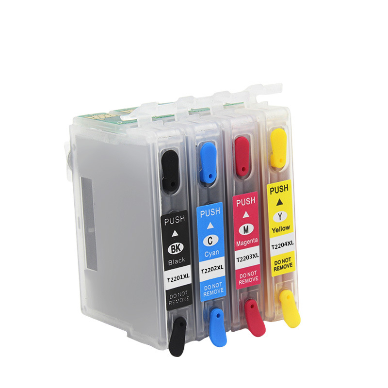 T2201 T2202 T2203 T2204 220 XL refillable cartridge for epson WF-2530 WF-2540 WF-2630 printer
