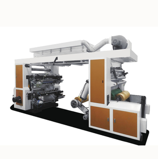 Plastic film flexo printing machine high speed printing